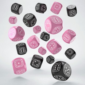 Fortress Compact D6 Black & Pink kauliukų rinkinys Q-workshop